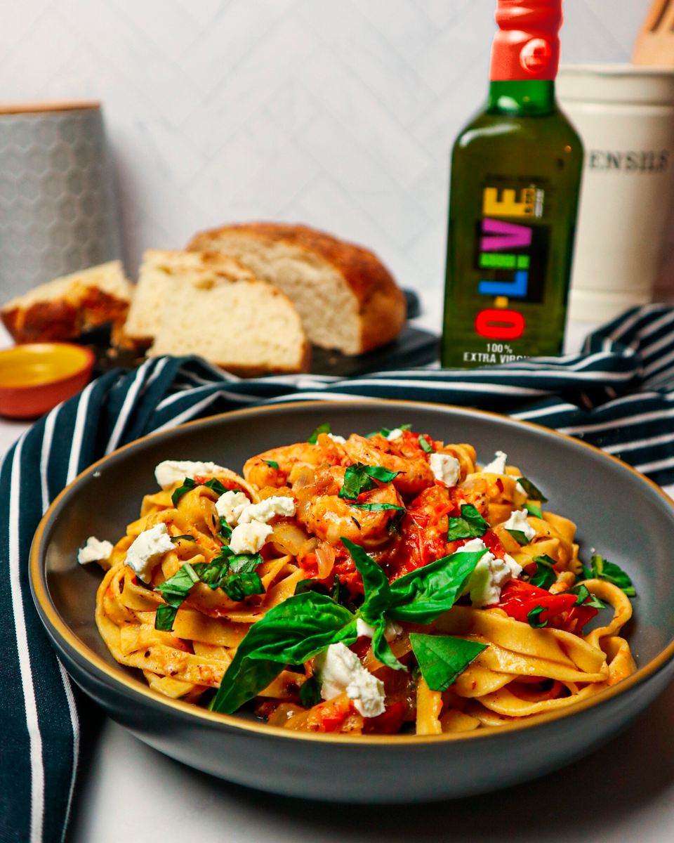 Pasta-Lover Dad: Cajun Shrimp Fettuccine 👨🏼‍🍳🎁 – O-Live & Co.