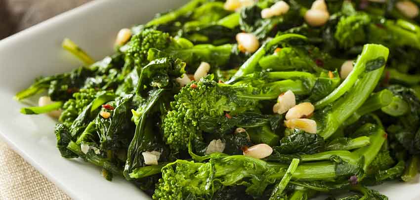 ROASTED BROCCOLI WITH RAISIN VINAIGRETTE – O-Live & Co.