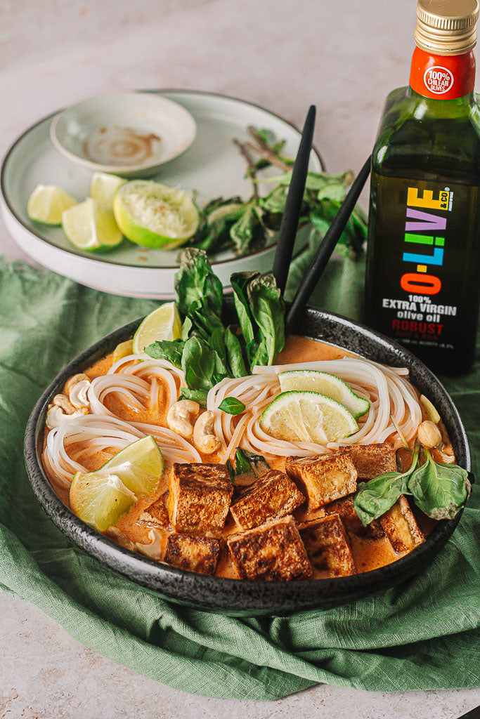 Thai Lemongrass Tofu Red Curry by @AbouttoSprout
