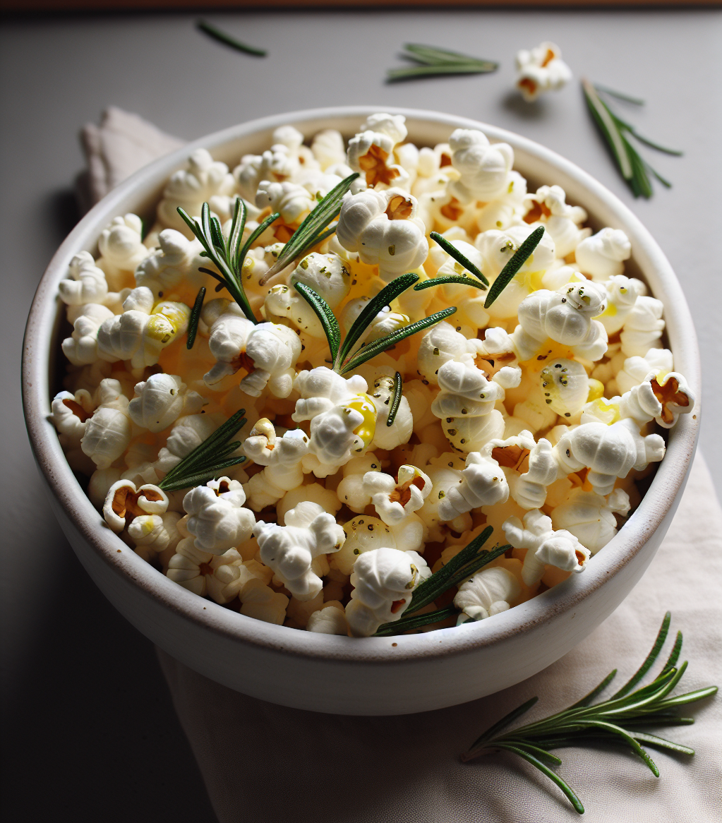 Popcorn Time 🍿 Rosemary and EVOO